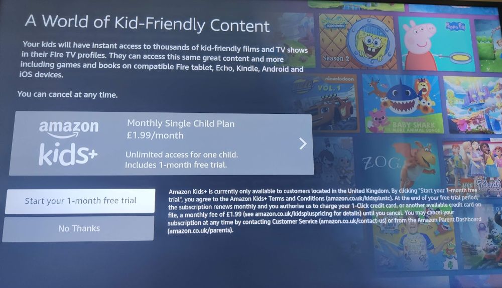 Fire TV 4K Max KidsPlus offer